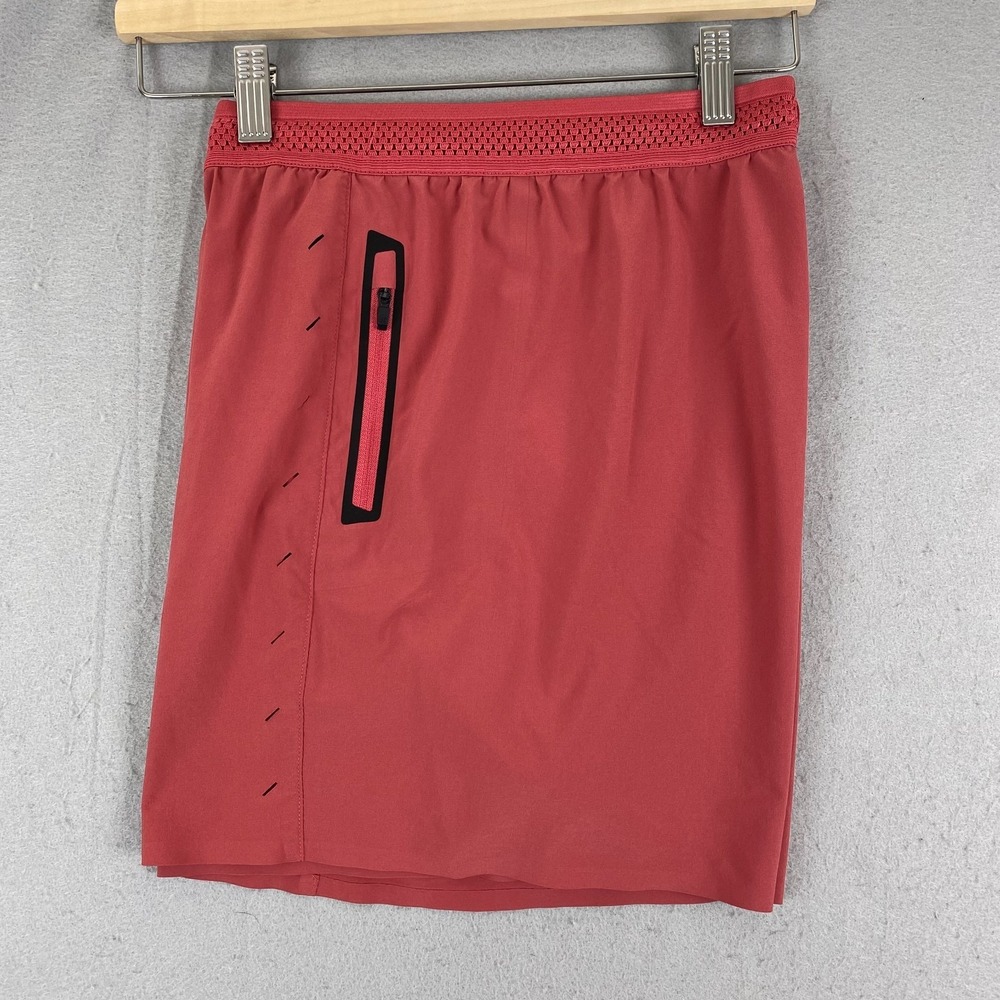 Ten Thousand Men The Session Short Red Running Athletic Large Elastic Waist 5"